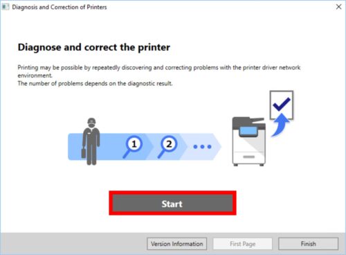 Máy Photocopy báo lỗi khi in, cài đặt in máy photocopy Ricoh Press Start