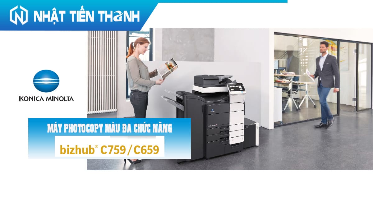 Máy Photocopy Konica Minolta Bizhub C759 (Like New 99%) Máy Photocopy Konica Minolta Bizhub C759