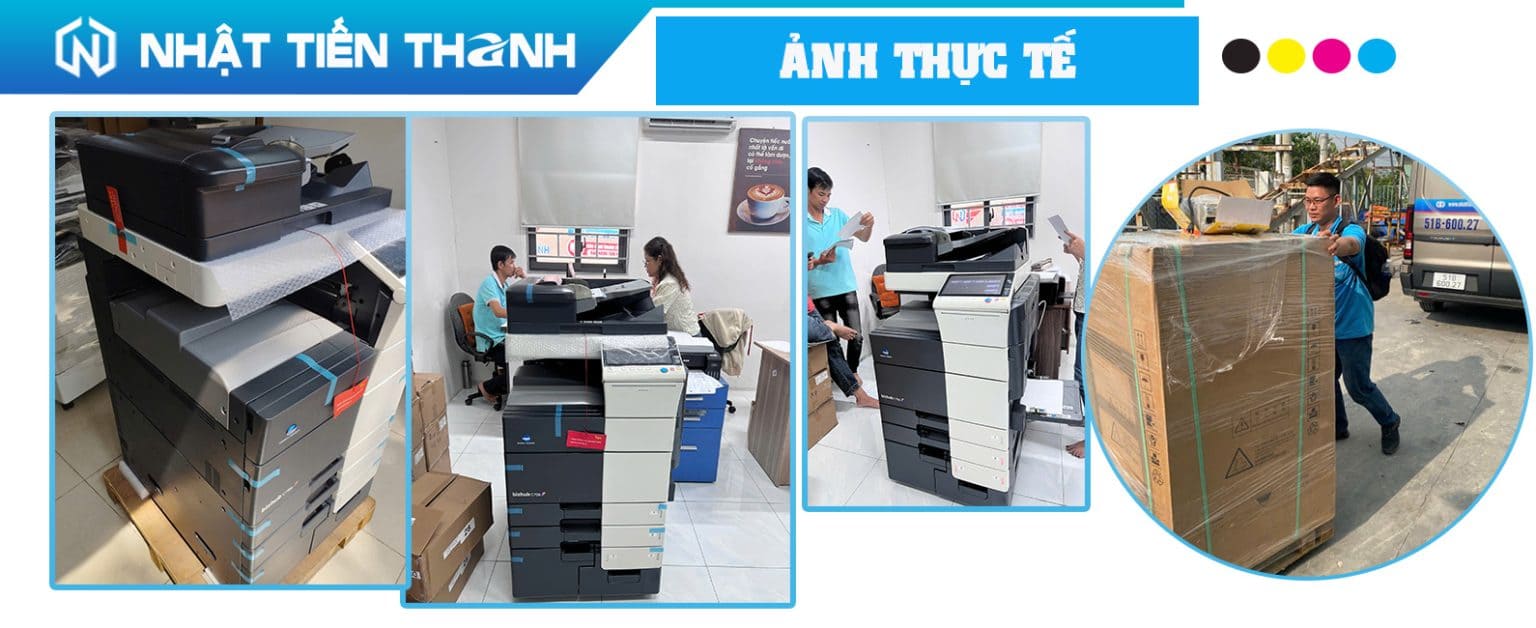 Máy Photocopy Konica Minolta Bizhub C759 (Like New 99%) Lắp đặt thực tế Máy Photocopy Konica Minolta Bizhub C759