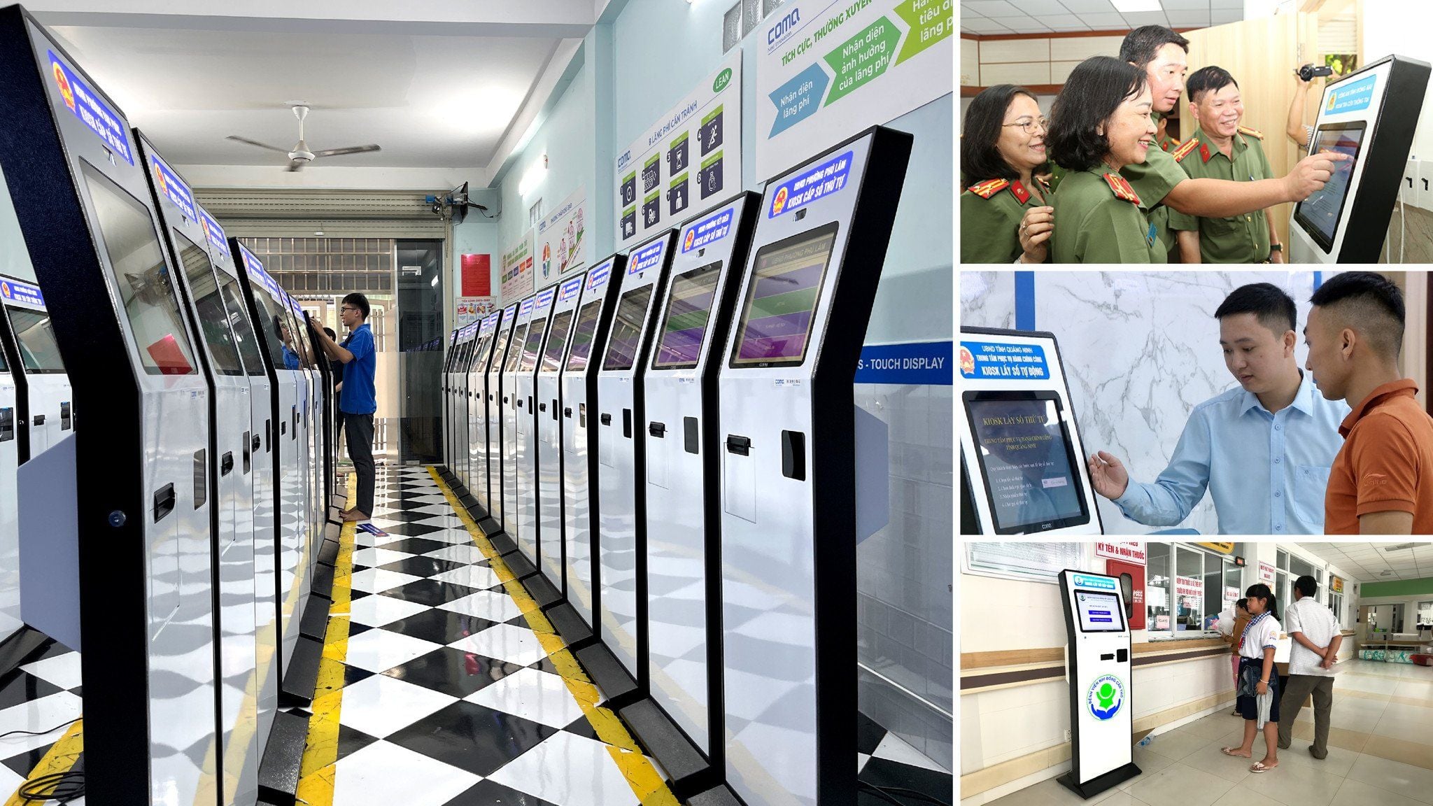 KIOSK In Cấp Số Thứ Tự ComQ Q-KIOSK 1737 CMT P80 KIOSK ComQ